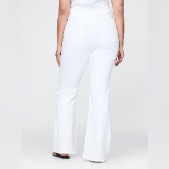 GAP Vintage Flare High Rise Jeans - White Size 10R/30 - Picture 11 of 12